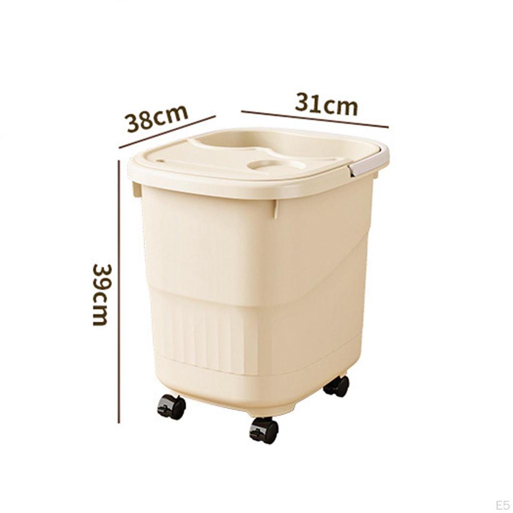 2 Pieces Foot Soaking Tub Bathing Bucket Lightweight Feet Washing Basin Foots SPA Soak for