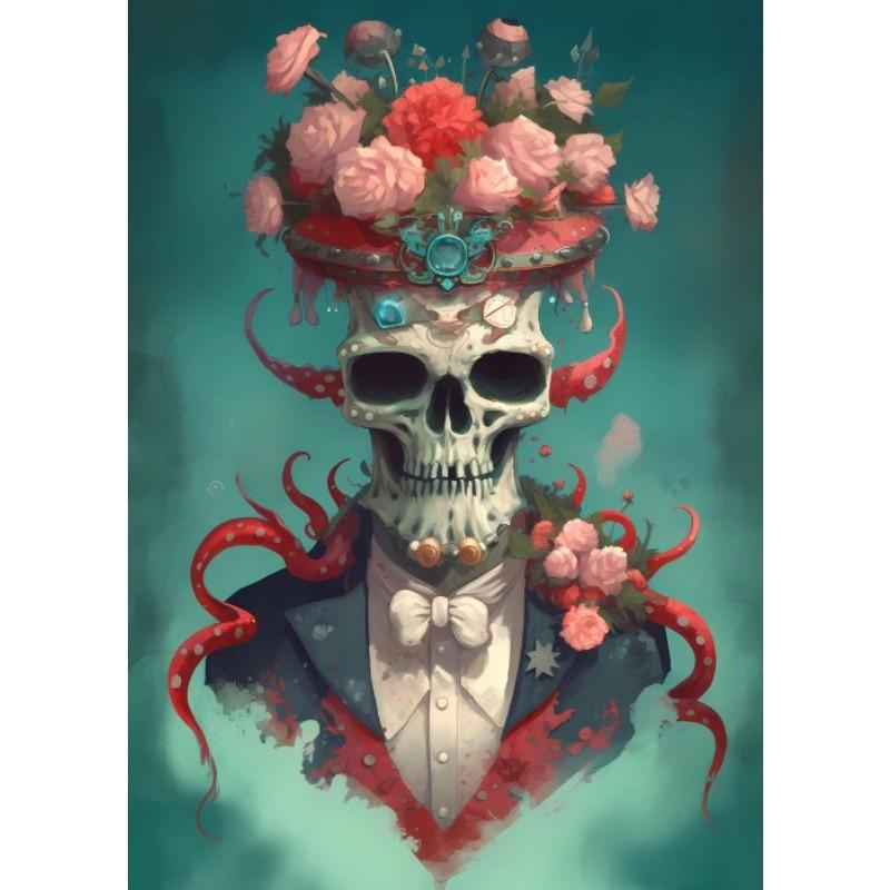 

Royal Suit Animal Poster Canvas Printing Animal Portrait Retro Home Room Wall Art Decor Vintage Suit Animal Wall Decoration Gift 21cm×30cm NoFrame