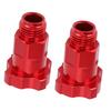 2PCS Spray Gun Cup Adapters Aluminum Alloy Paint Sprayer Cup Converter M16 Male Thread 1.5mm Pitch Red