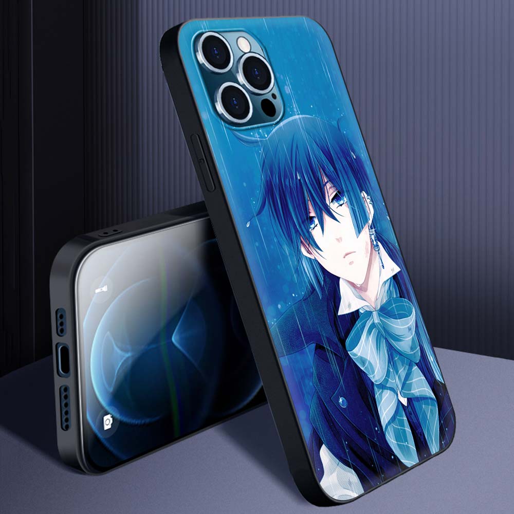 Anime The Case Study of Vanitas Luxus Handyhülle Für iPhone 13 14 11 12 Pro Max 7 8 Plus SE X XR XS Max Weiche Hülle Schwarze Hülle