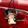 Car pendant swing glasses duck car pendant pendant ornaments car aromatherapy rearview mirror pendant
