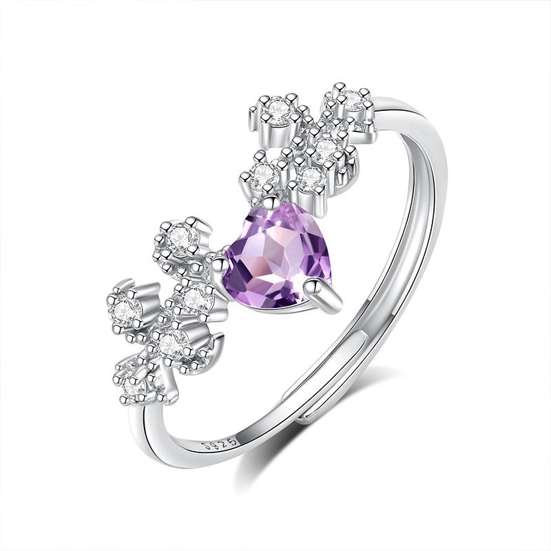 

Niche design natural stone ring female gypsy s925 sterling silver ring high-end jewelry fashion women s jewelry gifts opening adjustable