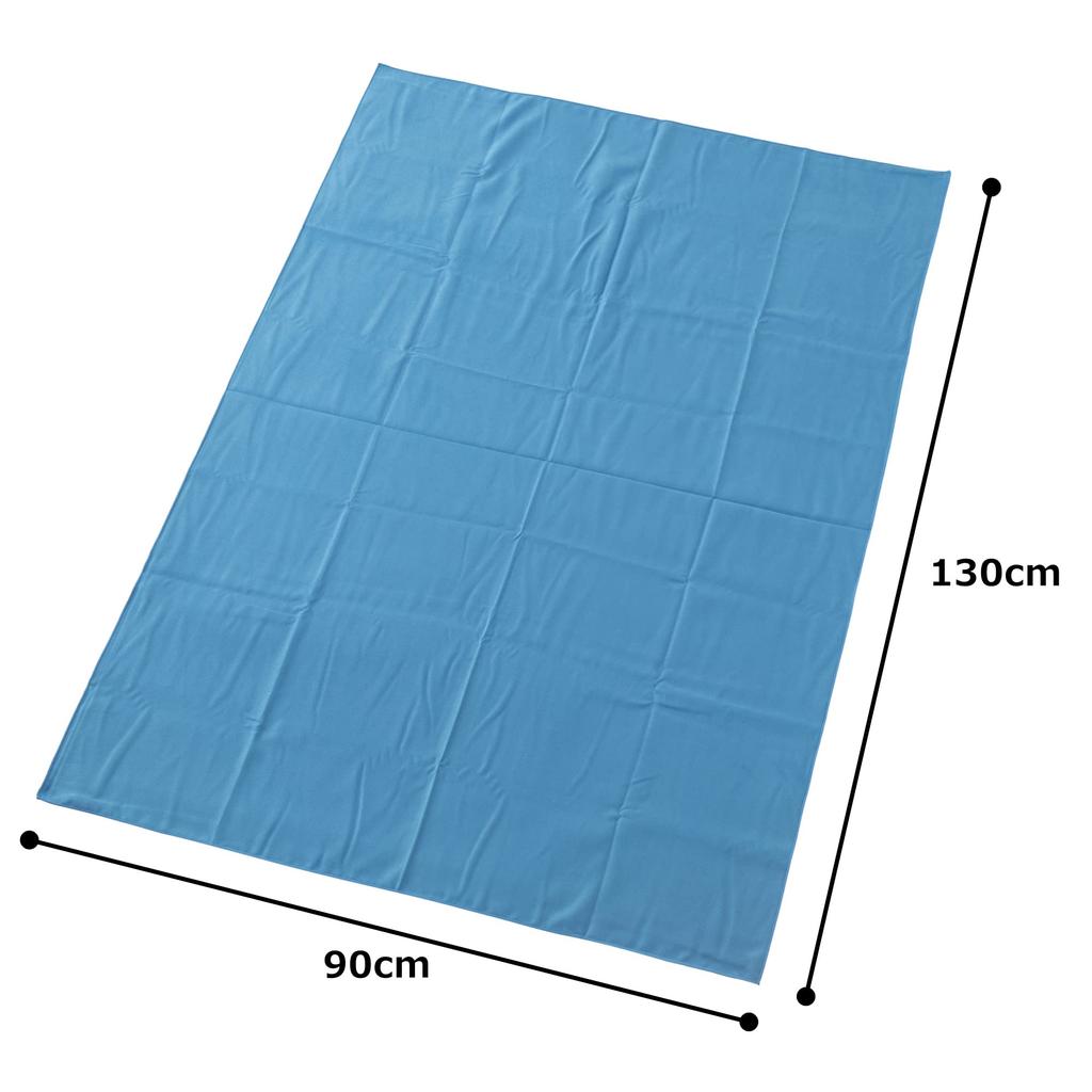 Aska Towel and Dry Bath 90cm x 130cm Photocatalytic Microfiber Aska Towel Antibacterial and Deodorizing Towel "Smooth Towel" "Royal Blue" 1S-RBL