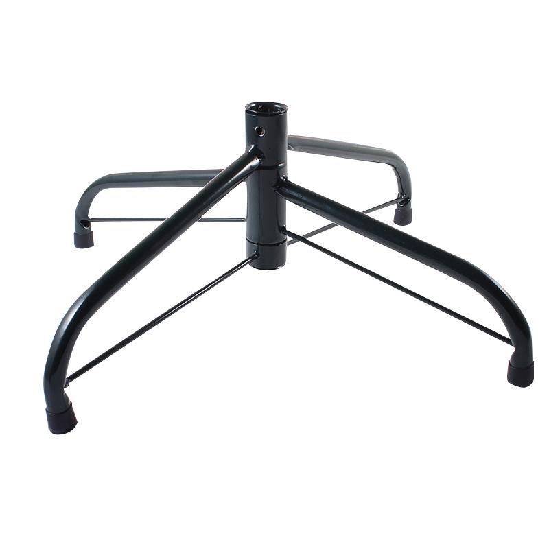 Christmas Tree Iron Stand, Deep Dark Green, 35cm Diameter, Metal with Baked Paint Finish