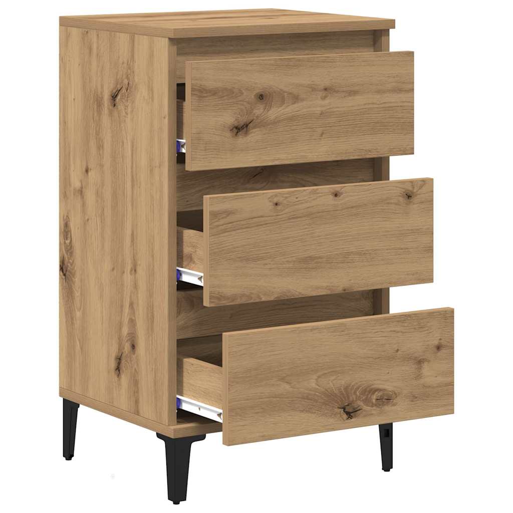 Nightstand Artisan Oak 45 x 35 x 44 cm Engineered Wood