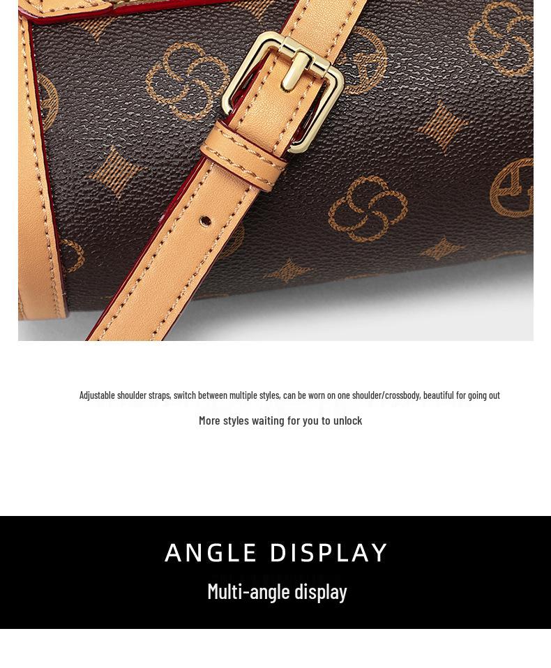2026 Women's Stylish Crossbody Shoulder Bag - Large Capacity, High-Quality Texture, Trendy Design