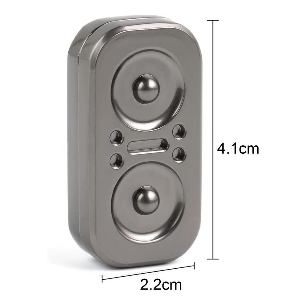 Edc Owl Fidget Slider Toy Magnetic Metal Push Slider Fidget Spinner Adult Antistress Stress Relief Hand Spinner Adhd Autism Gift