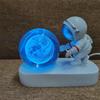Creative 3D Astronaut Crystal Ball Led Night Light for Children Bedroom Planet Space Solar System Lamp USB Christmas Kid Gift