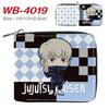 Jujutsu Kaisen Short Wallet Anime Cartoon Leather Bifold Card Holder Coin Purse for Students Men Women