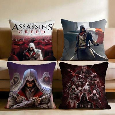 Game A-Assassins CreedS Cushion Cover Home & Car Multi-Scene Pillow Cover - Reversible, Soft & Durable for Daily Use