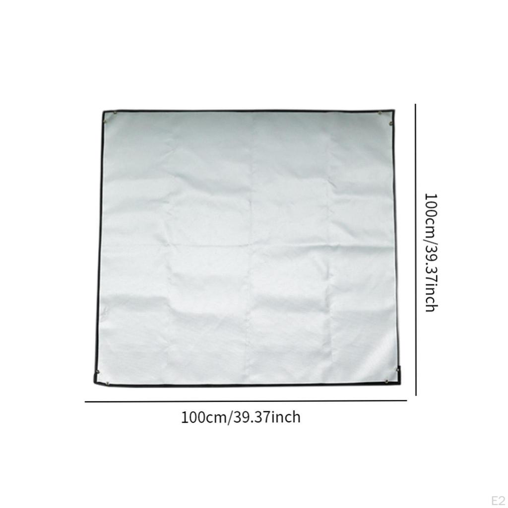 Fire Pit Mat Fireproof High Temperature Resistant Floor Blanket Grill for Beach