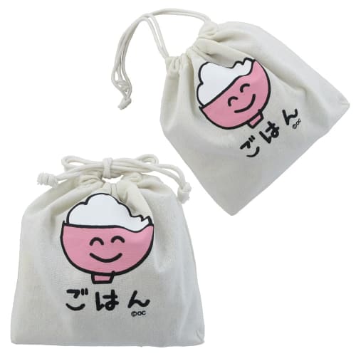 Oekakisan Drawstring Bag 080215-081113 (260/Unicorn) by Okutani Corporation, Cotton, Approx. W21xH17xD9cm, Storage Bag, Organizer, Gift