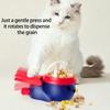 Funny Cats Foraging Feeder Toy Teasing Pedal Interactive Puzzle Toy for Indoor Kittens Food Leaking Kibble Feeder Pet To