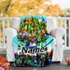 Customizable Plants vs. Zombies Throw Blanket – Personalized Name, All-Season Cozy Snug Blanket, Machine Washable, Personalized Blanket