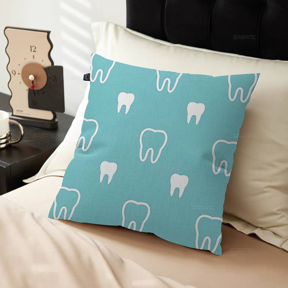 The Dentist Tooth Cute Pillow Cover Design Cushion Cover Decor Holiday Decorati