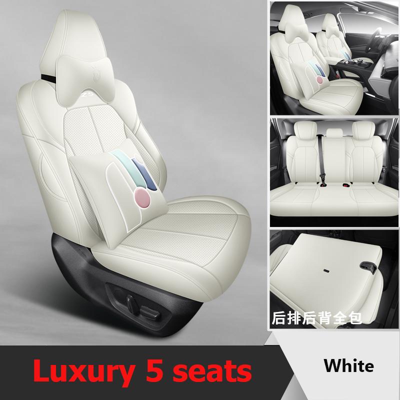 Premium Leather Car Seat Covers For Toyota BZ5 2026 Breathable Durable Seat Cushion Protection Automotive Parts-Full Coverage