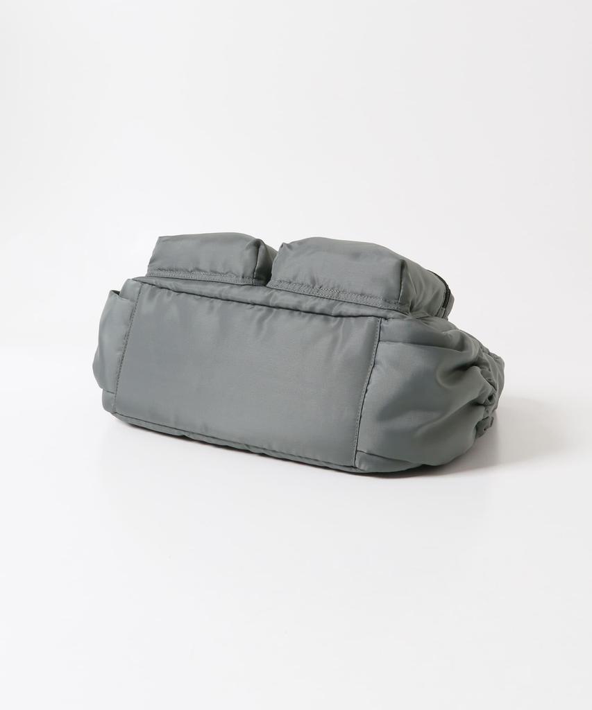 Sunny Label Women's Grosgrain 2-Pocket Shoulder Bag, LAA6-2AJ002, Gray