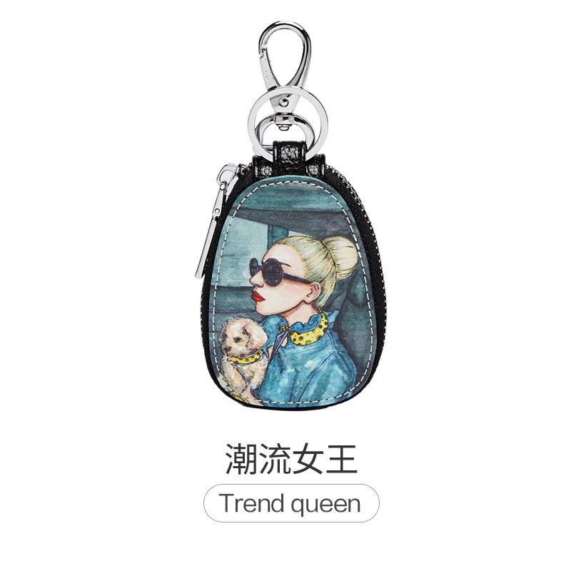 

Сумка для ключей женская новая многофункциональная модная мультяшная сумка на молнии с подвеской на пояс GM