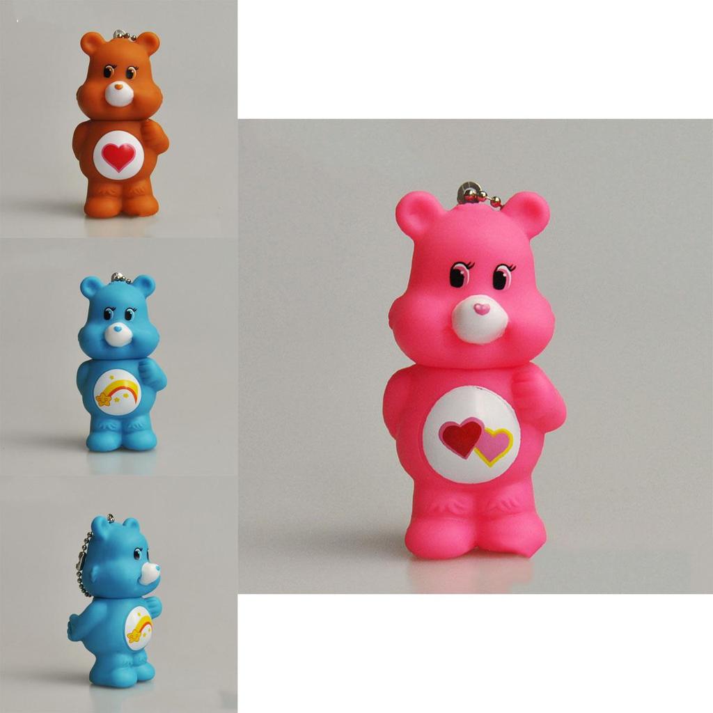 Care Bears Schlüsselanhänger Spielzeug Schlüsselanhänger Figuren Taschenanhänger Puppe Weihnachts- Geburtstagsgeschenk