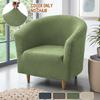 1 Stück Elastische Jacquard Club-Sofahülle Schmutzabweisende Wannen-Sesselhülle Heimdekoration Einzelsofa-Überwurf für Wohnzimmer Bar Hotel