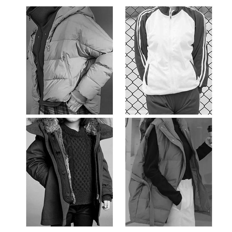 1Pc 5# Clothing Accessories Double Head Replacement Open-end Coat Resin Garment Zippers