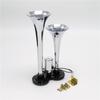 Dual Trumpet Air Horn Chrome  12V/24V 150Db Super Loud Trumpet Air Horn For Car Truck Train Boat