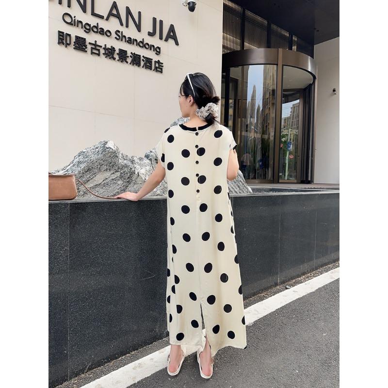 

Длинное женское летнее платье свободного покроя с коротким рукавом Bohemian Beach Holiday XL абрикосовый