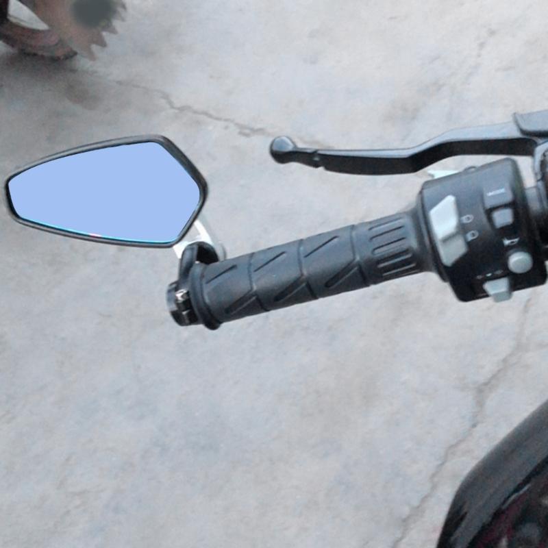 1 Pair Motorcycle Handle Bar Rearview Mirror Scooter Motocross Rearview Mirrors Electrombile Back Side Mirror Universal