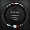 Car Steering Wheel Cover Breathable Anti Slip PU Leather Steering Cover For BMW M E34 E36 E60 E90 E46 E70 F20 F30 X5 X6 X1 M3 M5 M6 E71 F01 F02 F87