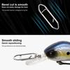 260Pcs Fishing Speed Clips Rustproof High Strength Freshwater Saltwater Stainless Steel Speed Clip Quick Snap Connector Tackle