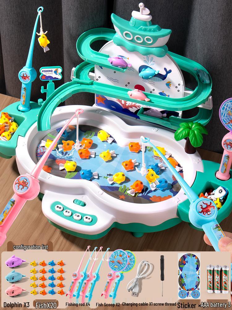 Magnetic Fishing Educational Toy for Children Ages 1-5
