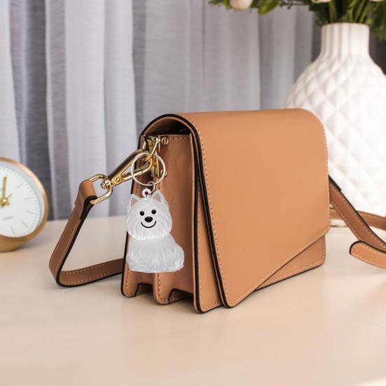 Keychain Style Key Collect Pet Hair Pet Holder Handbag Backpack Accessories