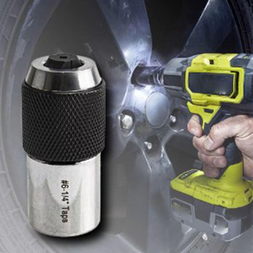 1/3Pcs 3/8 Inch Drive Tap Socket Adapter Set Tap Socket Ratchet Tap Wrench  Extractor Tool