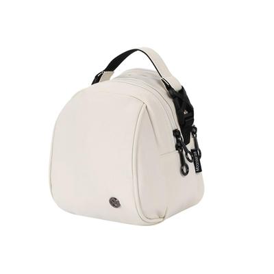 [SHARE ITEMS] Women's Lightweight 2-Way Canvas Mini Bag, Perfect for Shoulder or Handbag, Small, Stylish, Cute, and Casual Outings (White)