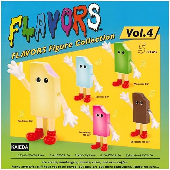 

FLAVORS Figure Collection Vol. 4 4th Edition [Complete Set of 5] Gachapon Capsule Toy