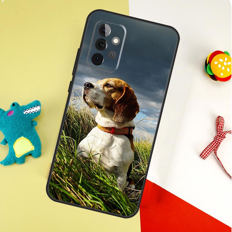 

Cute Beagle Dog For Samsung Galaxy A54 A34 A14 A55 A35 A15 A53 A33 A13 A05 A06 A16 A22 A32 A52 Phone Case For Samsung A51 4G