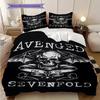 Sevenfold Skull Wings Emblem Threepiece Set 1 Duvet Cover 2 Pillowcase Without Core Soft And Comfortable Bedding Set