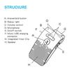 Universal Bluetooth Car Kit Wireless Freisprechlautsprecher Telefon Visier für Telefon NEU