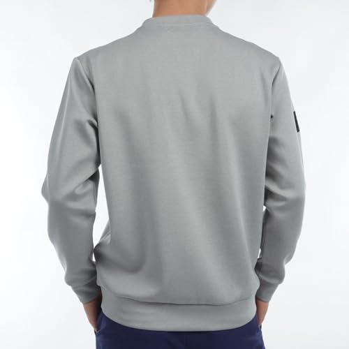 Admiral Golf ADMA470 Men's Cardboard Rampant Logo Sweatshirt, Gray