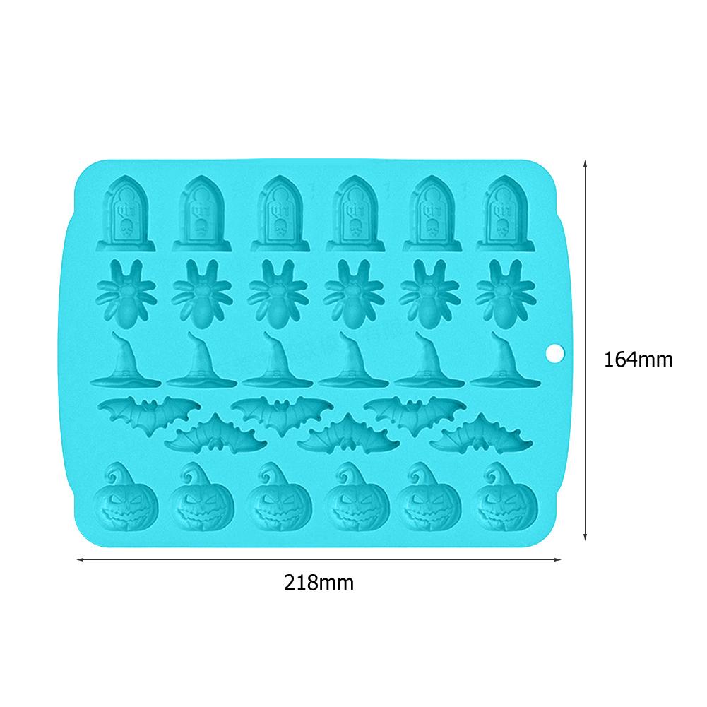 Halloween Baking Molds Shapes Reusable Washable Silicone DIY Kitchen Making Tool