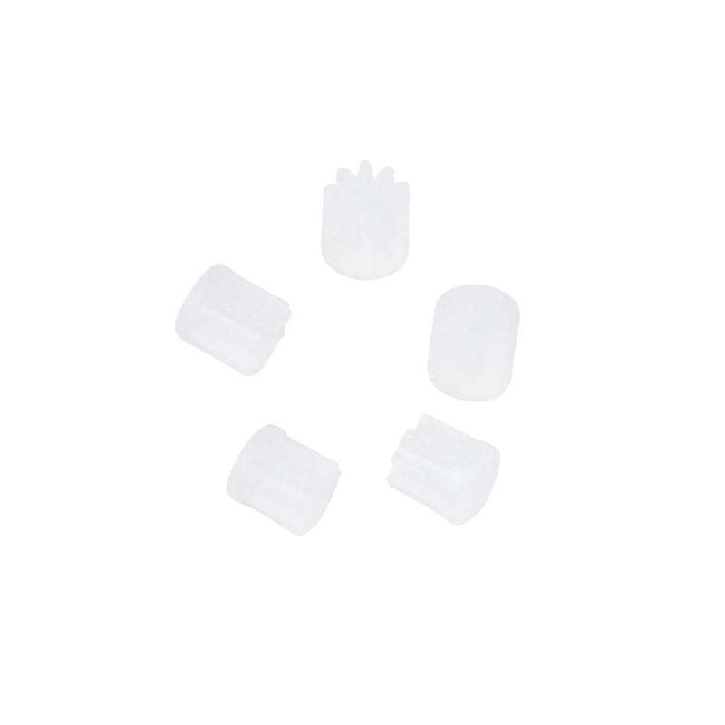 5/10Pcs For 0.8Mm Motor Shaft Wear Resistant Transmission Gear Accessories For Rc Toy M0.2 10 Teeth Plastic Pinion
