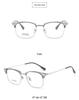 2024 Stylish Business Eyewear: TR Titanium Frame Glasses with Fade-Resistant Vacuum Electroplating - Model 15012