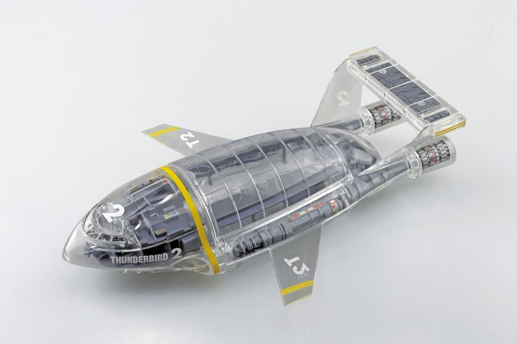 Aoshima Bunka Kyozai Thunderbirds 11 Thunderbird 2 Rescue Vehicle Scale Plastic Model Kit Co., Ltd. No. & 1/350