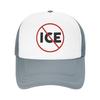 Against Ice  Mesh Sun Hats  Outdoor Sports High Quality Baseball Cap Couple Women Fitted Retro Custom Logo Trucker Hat