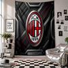 Tkanina ścienna AC Milan Dekoracja domu Wisząca tkanina na ścianę do sypialni salonu Tło