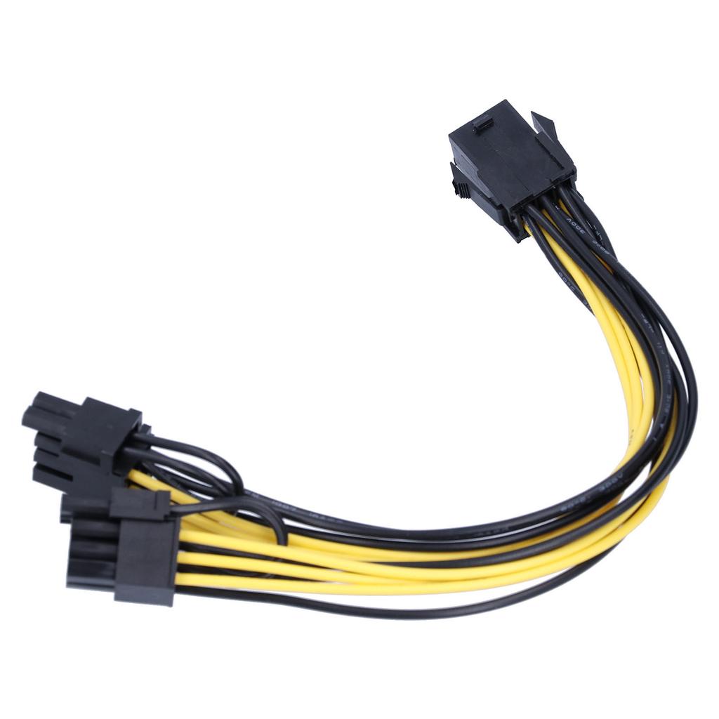 5 buc Cablu de alimentare 6 pini la Dual 8 pini 6+2 Conector Grafic GPU Linie de Conversie