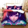 3D Anime Overwatch Widowmaker Beding Set Printed Bed Linen Set With Pilowcase Soft Duvet Cover Soft Single Double Quen Super King-Sized Dimensionsd