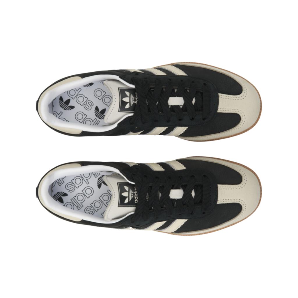 adidas Baskets Samba OG Black Wonder White Femme Core-Noir Argent-Métallique IE5836