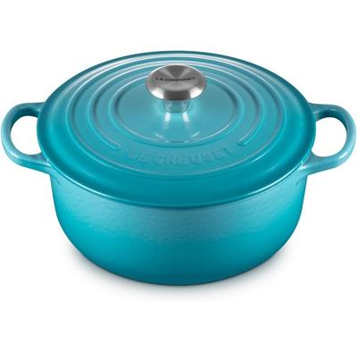 סיר צלייה Le Creuset Signature עגול 20 ס"מ קריבי 2.4 ליטר (21177201702430)