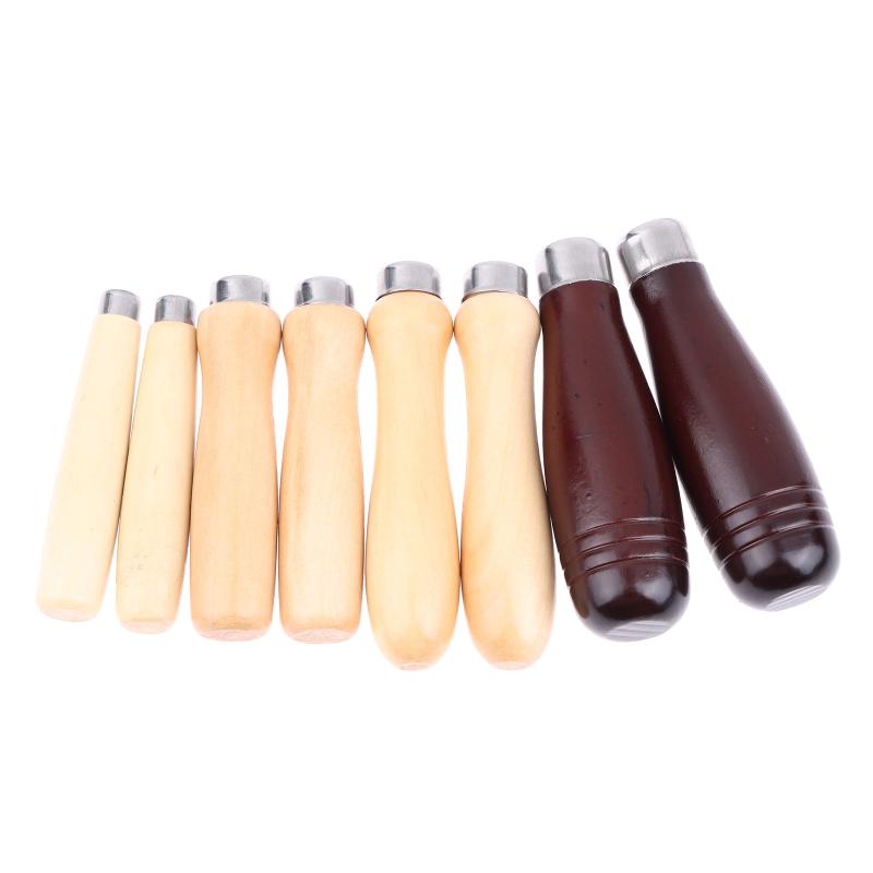 2Pcs/Lot Wooden File Handle Replacement For Woodworking File Craft Polishing Hand Tool Hardware File Handle